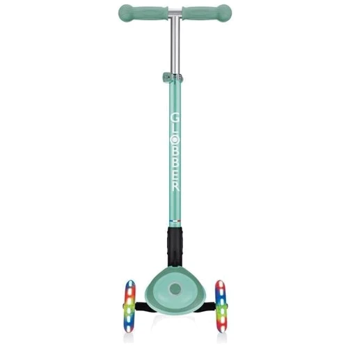 Самокат Globber Primo Foldable Plus Lights Mint (мятный): Тип колес литые
