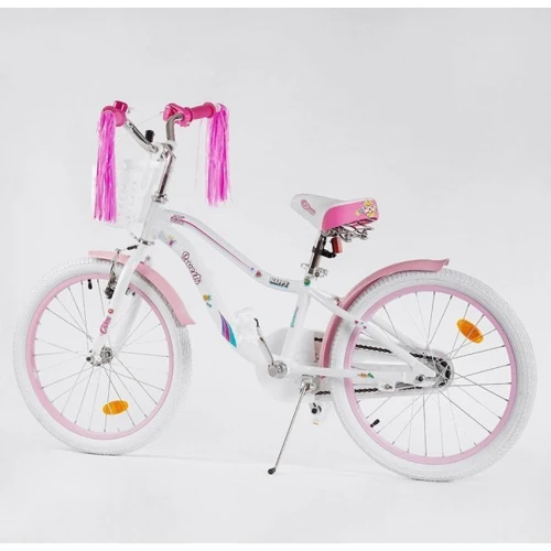 Велосипед Corso Sweety SW-20450 / 204507 (бело-розовый): Диаметр колес, дюймов 20