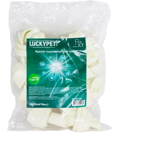 Лакомство для собак Lucky Pet Узелок одинарный №4 12-15 см 10 шт. (551184)