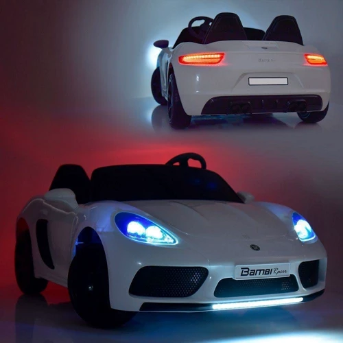 Дитячий електромобіль Bambi Racer Porsche білий (M 5737AL-1(48V)): Рекомендований вік от 6 лет