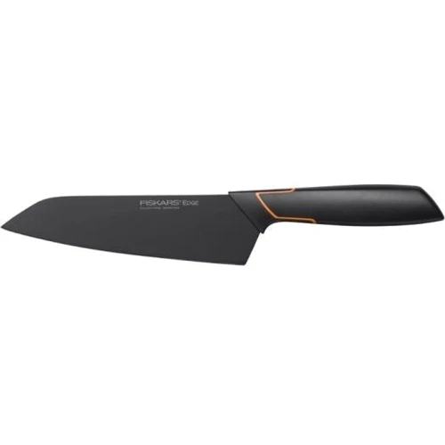 Ніж Fiskars Santoku Edge кухарський азіатський 17 см Black (1003097): Лезо нержавіюча сталь