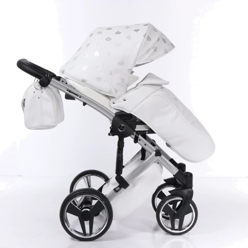 Универсальная коляска 2 в 1 Junama Diamond Glow 03 (J-G-03): Ширина шасси 61 см