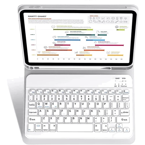 Аксессуар для iPad BeCover Case Smart Keyboard Gray for iPad 10.9 (2022 / 2024) / iPad 11 2025 (711140): Цвет серый