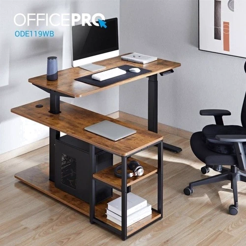 Компьютерный стол OfficePro с электрорегулировкой высоты ODE119WB фото 16