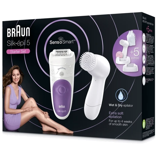 Эпилятор Braun Silk-epil 5 SensoSmart 5/870: Массажная насадка Есть