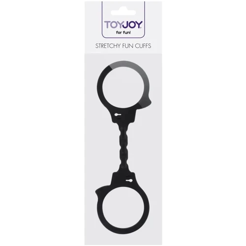 Эластические наручники Toy Joy Stretchy Fun Cuffs (черный)