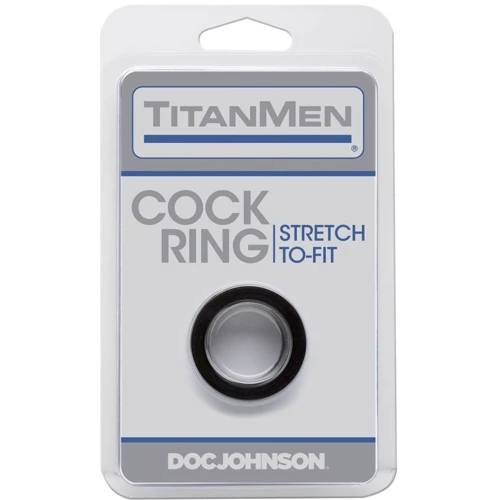 Ерекційне кільце Doc Johnson Titanmen Tools - Cock Ring - Black