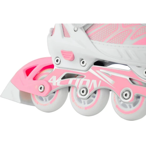 Роликовые коньки Роликовые коньки Action 2 в 1 Riply/Pink 37-40 (153B5/2IN1PINK37-40): Размер колес, мм 64-72