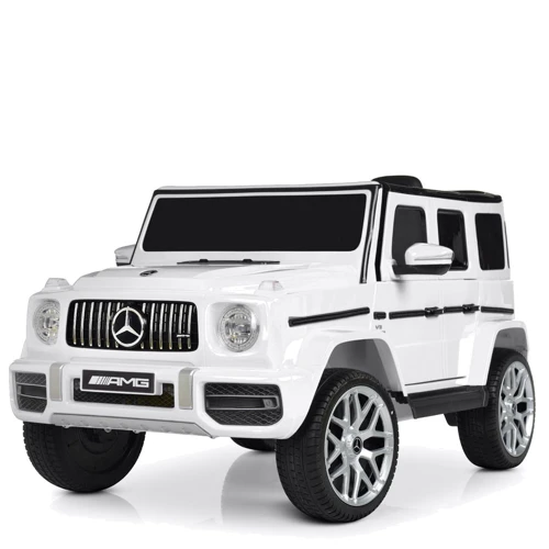 Детский электромобиль Bambi Racer Mercedes-Benz G-class, белый (M 4214EBLR-1)