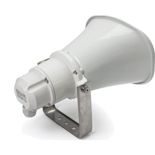 Рупорный IP-громкоговоритель 15Вт TOA IP-A1SC15 E00 (PoE+, SIP, VMS, ONVIF, API (HTTP-команды), 15Вт, 100В, 280-1: Чувствительность, дБ 124