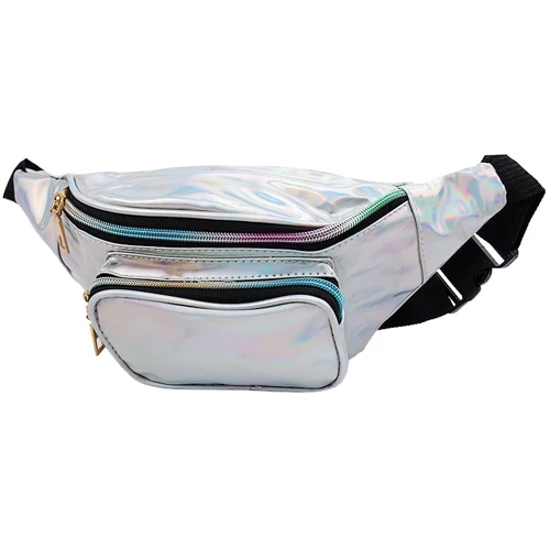 Женская поясная сумка Valiria Fashion серебристая (4DETBP6013-11)