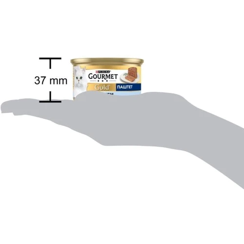 Вологий корм GOURMET Gold для дорослих кішок паштет з тунцем 24х85 г (7613031381029): Вік дорослі