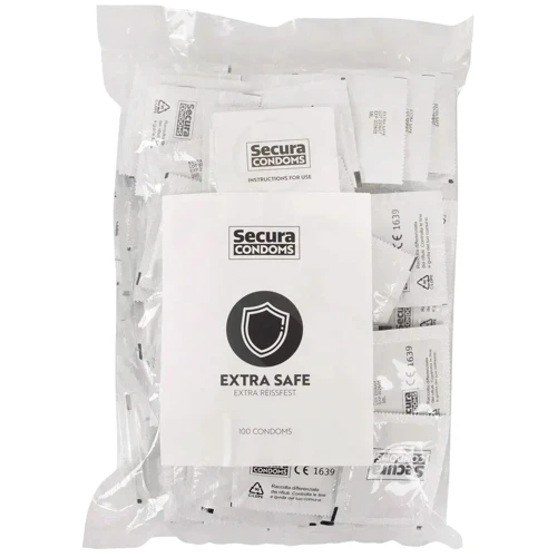 Secura Extra Safe №100 Презервативи підвищеної надійності для анального сексу: Тип Для максимального захисту