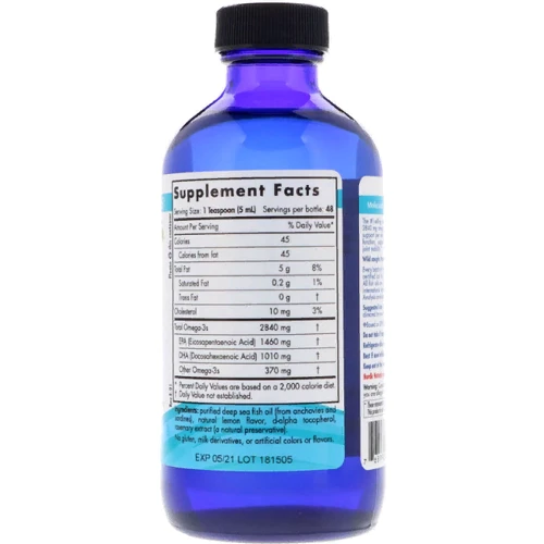 Nordic Naturals, Ultimate Omega, Lemon, 8 fl oz (237 ml) (NOR-02793): Тип Омега 3