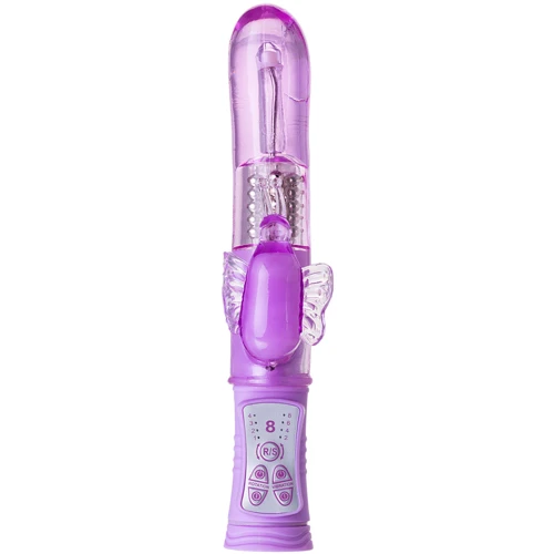 Вибратор с клиторальным стимулятором Toyfa A-Toys High-Tech Fantasy