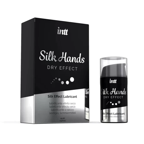 Густой лубрикант на силиконовой основе Intt Silk Hands с матовым эффектом (15 мл)