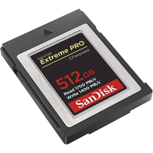 Карта памяти SanDisk 512GB Type B CFexpress Extreme PRO (SDCFE-512G-GN4IN): Объем 512 ГБ