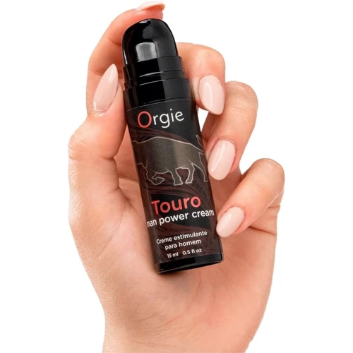 Крем для усиления эрекции Orgie Touro Power Cream, 15 мл, с таурином, гинкго и корнем женьшеня