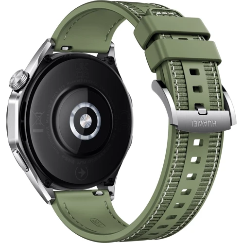 Смарт-часы Huawei Watch GT 4 46mm Green (55020BGV): Особенности Термометр, Гибридные, Барометр, С большой автономностью, Функция звонка, Большой экран, Динамик (громкая связь), Встроенный микрофон, Водонепроницаемые, Металлический корпус
