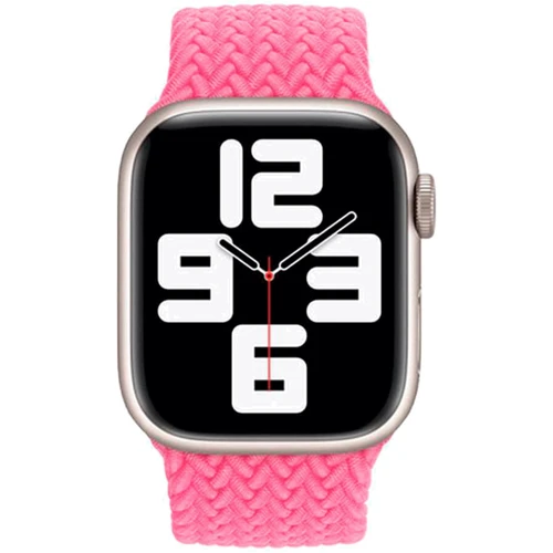Аксессуар для Watch Apple Braided Solo Loop Flamingo Size 8 (MN1U3) for Apple Watch 42/44/45/49mm: Совместимость Apple Watch 49mm, Apple Watch 44mm, Apple Watch 42mm, Apple Watch 45mm