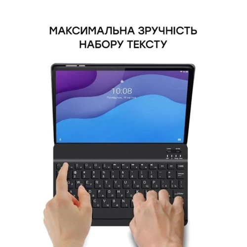 Аксесуар для планшетних ПК AIRON Premium Black for Lenovo Tab M10 HD 2nd Gen TB-X306F with Bluetooth keyboard (4822352781053) фото 5