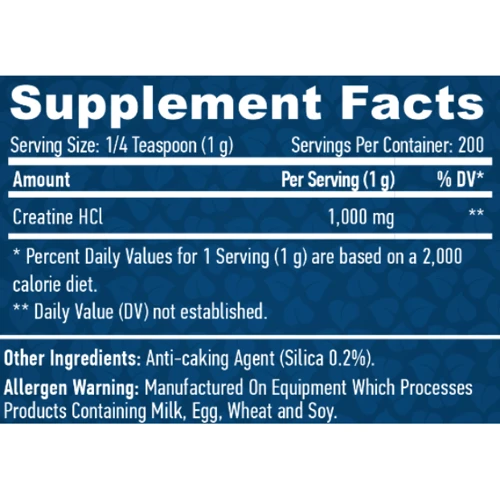 Креатин Haya Labs Sports Creatine HCL 200 g / 100 servings