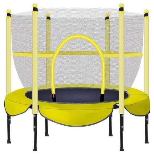 Батут круглый TILLY 60" BT-RJ-0078 с защитной сеткой (диаметр 150 см) Желтый