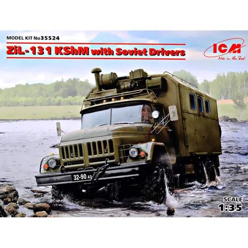 Модель ICM Грузовик ЗиЛ-131 КШМ с советскими водителями (ICM35524)