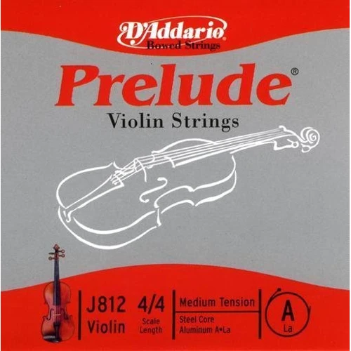 Струна D`ADDARIO J812 4 / 4M Prelude A 4 / 4M: Призначення Для скрипки