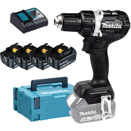 Шуруповерт Makita DHP484T4JB: Тип інструмента дрель-шуруповерт