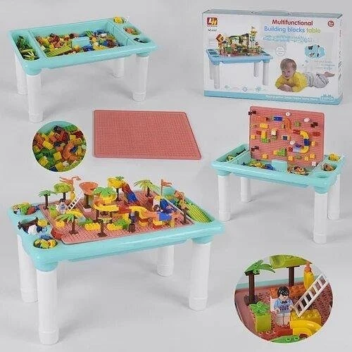 Игровой столик с конструктором Metr+ Building blocks Table 316 деталей (6307)
