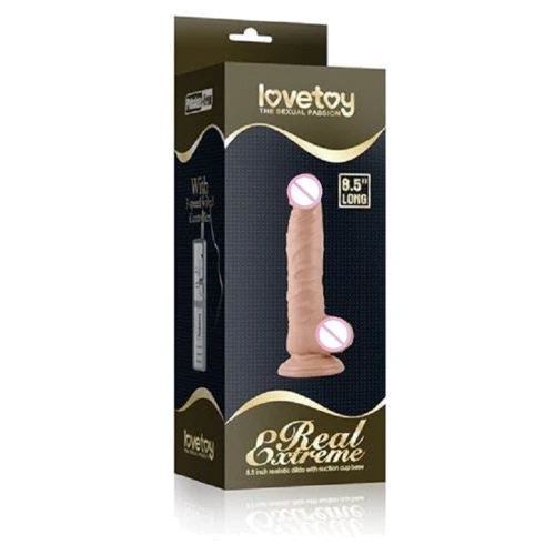 Вибратор LoveToy Real Extreme 8.5" Dildo Vibrating Flesh