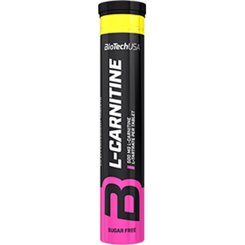 Жироспалювач BioTechUSA L-Carnitine Effervescent 20 tabs Lemon Lime