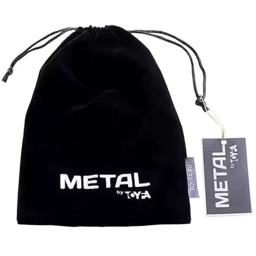 Анальная пробка с пушистым хвостом Toyfa Metal