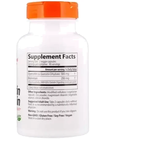 Doctor's Best Quercetin Bromelain Кверцетин и Бромелайн 180 капсул
