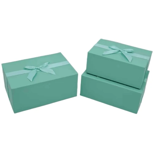 Коробка Подарочные коробки UFO Набор 3 шт TIFFANY прям. (Y002)