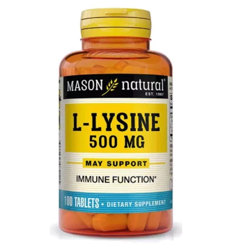 Mason Natural L-Lysin L-лізин 500 мг 100 таблеток