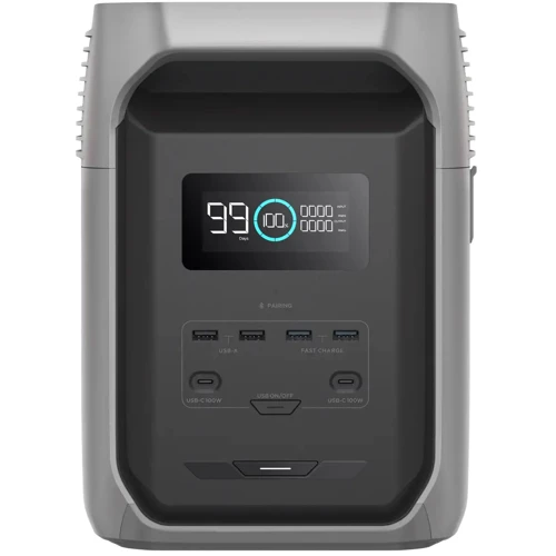 Зарядна станція EcoFlow DELTA 3 1500 1536Wh 1800W (EFDELTA1500-EU) UA: Ємність акумулятора, Вт/год 1536