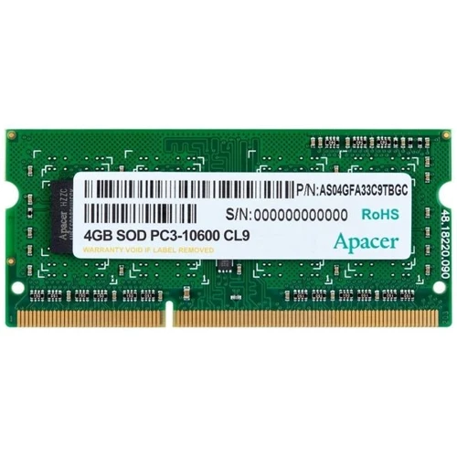 Apacer 4 GB SO-DIMM DDR3L 1333 MHz (DS.04G2J.K9M)