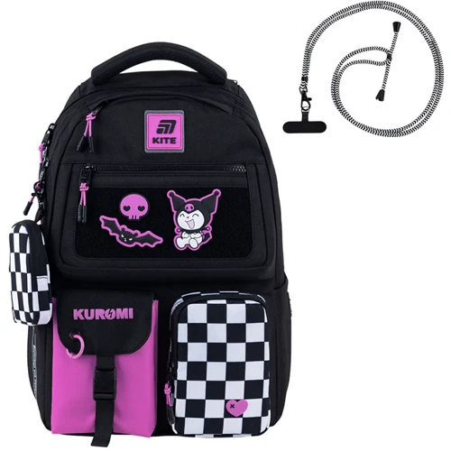 Рюкзак Kite HK25-2587M-2 Education Teens 2587M Kuromi: Размер M (130-145 см)