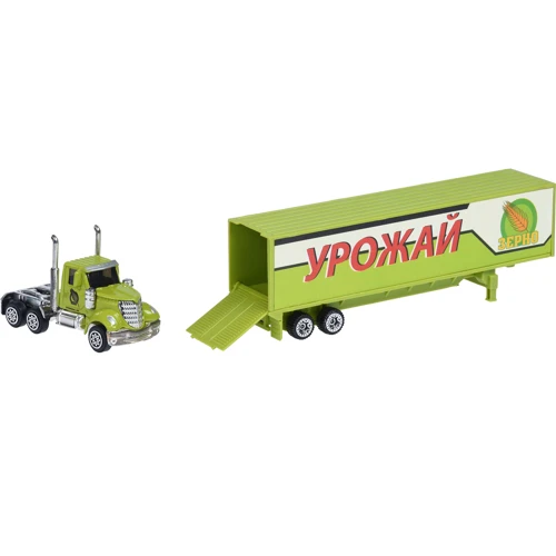 Набір машинок Same Toy Diecast вантажівка з тракторами (SQ80958-2Ut)
