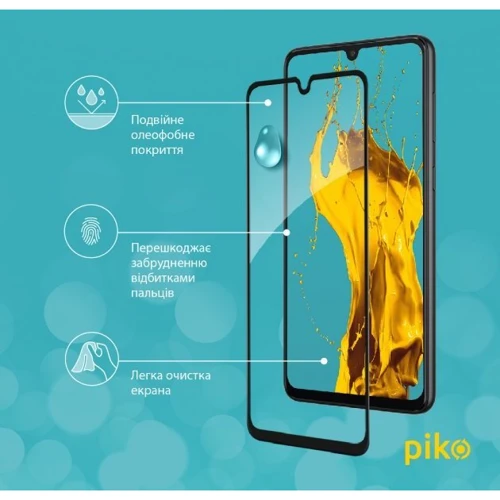 Аксесуар для смартфона Piko Tempered Glass Full Glue Black для Samsung A336 Galaxy A33 5G: Колір черный