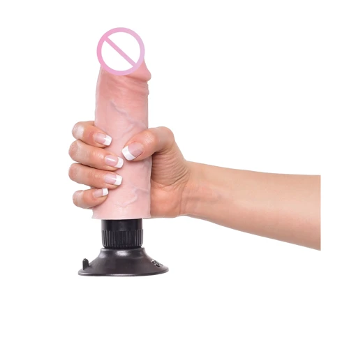 Вибратор Pipedream Vibrating King Cock 6", 15.4x4.8 см, телесный