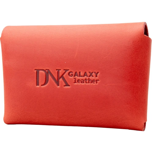 Женская визитница DNK Leather красная (DNK-Cards-vint-colH) фото 6