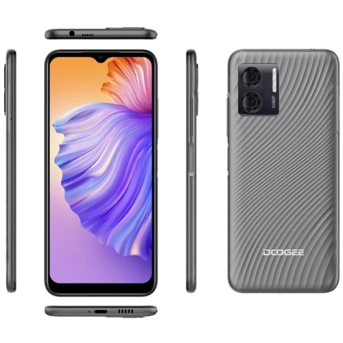Смартфон Doogee N50 8/128GB Granite Black: Дисплей 6.52 IPS (1600x720)