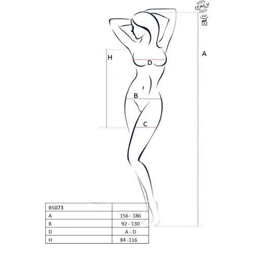 Откровенное платье-сетка Passion BS073 black