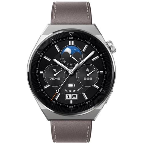 Смарт-часы Huawei Watch GT 3 Pro 46mm Titanium Classic Gray: Дисплей 1.43" AMOLED