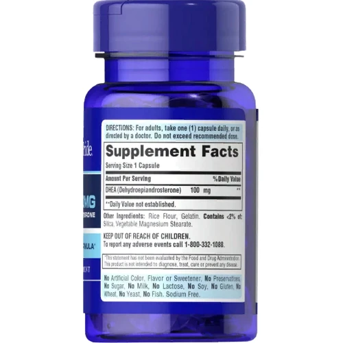 Puritans Pride DHEA 100 mg Дегідроепіандростерон 60 таблеток: Виробник Puritan's Pride