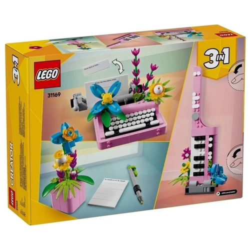 Конструктор LEGO Creator Типографская машинка с цветами 363 детали (31169) фото 7