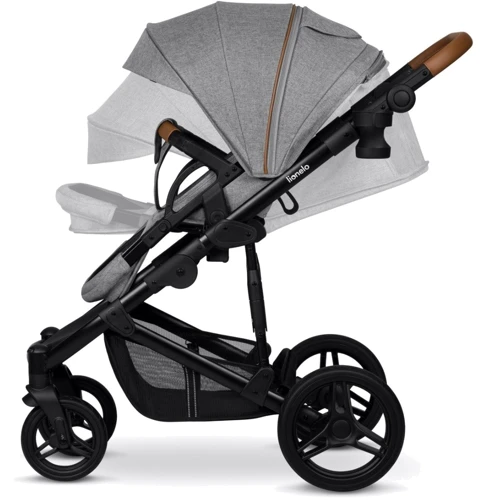 Коляска Lionelo MARI TOUR 3IN1 GREY STONE (LO-MARI TOUR 3IN1 GREY STONE): Ширина шасси 60 см